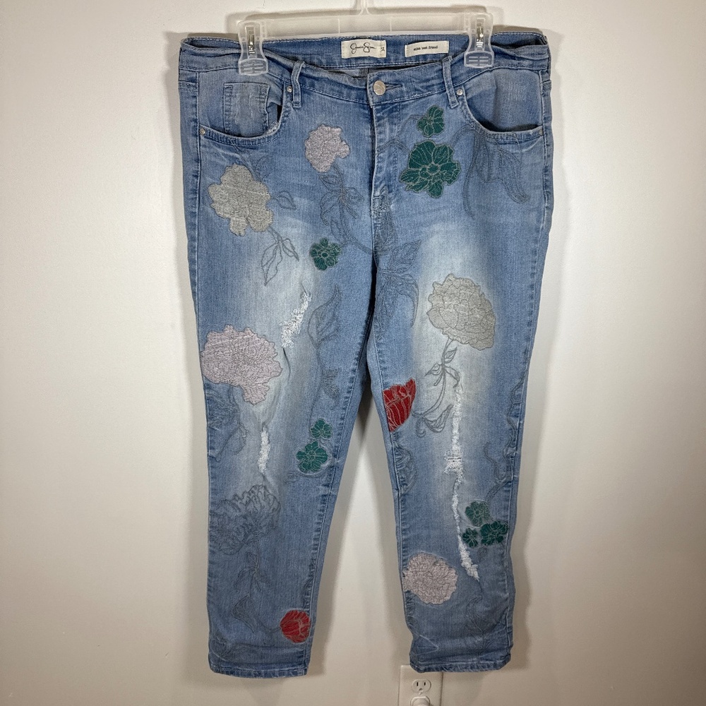 Women’s jeans with flower pattern Jessica Simpson